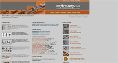 Desktop Screenshot of myarmoury.com